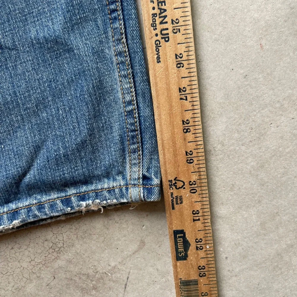 Levis 569 Loose Straight Jeans Mens 38x30 Medium Wash Blue Baggy Denim Pants